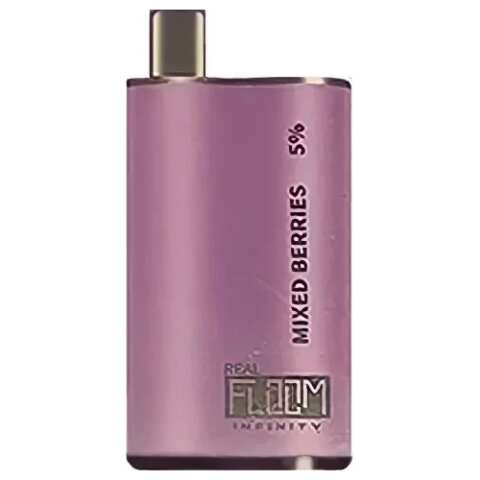 A 12ml Mixed Berries Real Floom Infinity 4000 Puffs mixed berries puffs flavor e-liquid by Vape4Less.