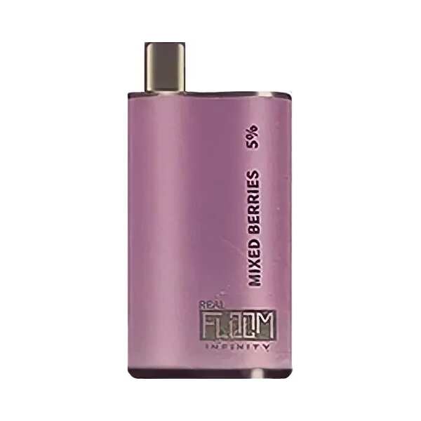 A 12ml Mixed Berries Real Floom Infinity 4000 Puffs mixed berries puffs flavor e-liquid by Vape4Less.