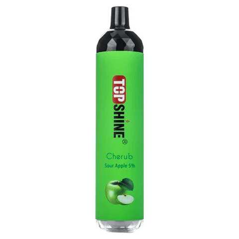 A Sour Apple Topshine 4500 by Vape4Less.