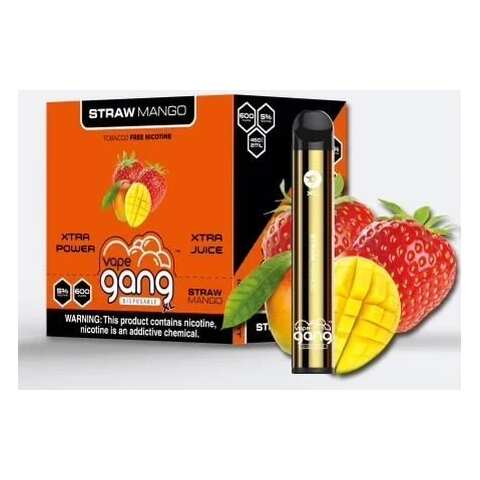 A Straw Mango Gang XL by Vape4Less.