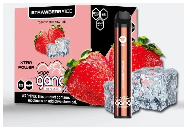 A Strawberry Ice Gang XL by Vape4Less.