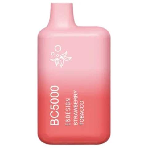 A Strawberry Tobacco EB BC5000 strawberry tobacco flavor e-liquid by Vape4Less.