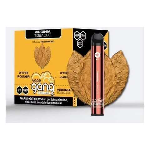 A Virginia Tobacco Gang XL e-liquid vape by Vape4Less.
