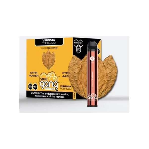 A Virginia Tobacco Gang XL e-liquid vape by Vape4Less.