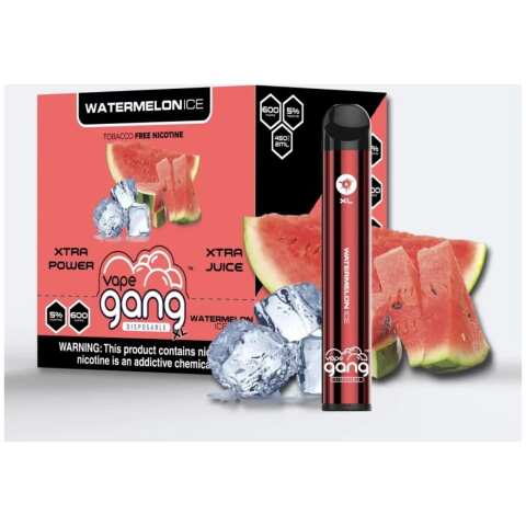 A Watermelon Ice Gang XL e-liquid vape by Vape4Less.
