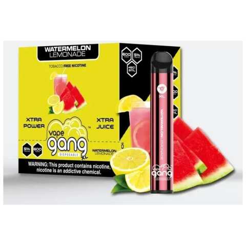 A Watermelon Lemonade Gang XL e-liquid vape by Vape4Less.