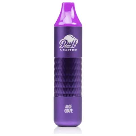 A 8ml Aloe Grape Puff Xtra Limited e-liquid vape by Vape4Less.