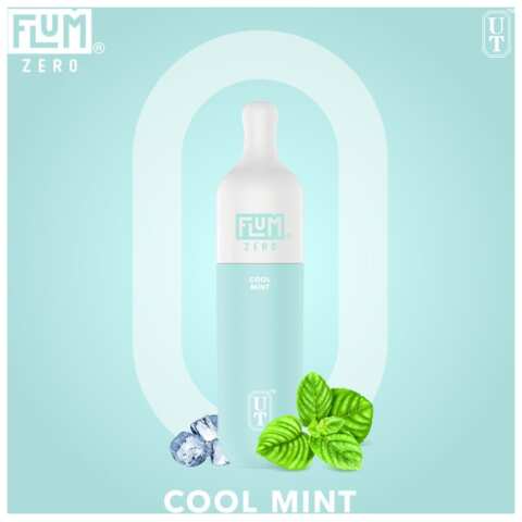 A Cool Mint Flum Float ZERO cool mint flavor e-liquid by Vape4Less.