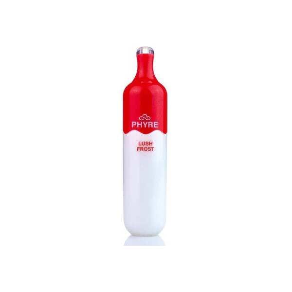 A 8ml Lush Frost Phyre 3000 e-liquid vape by Vape4Less.
