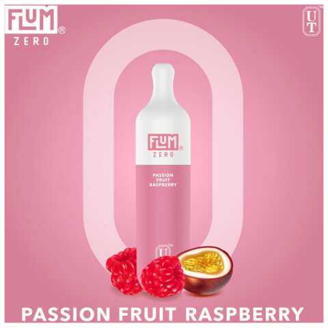 A Passion Fruit Raspberry Flum Float ZERO passion fruit raspberry flavor e-liquid by Vape4Less.