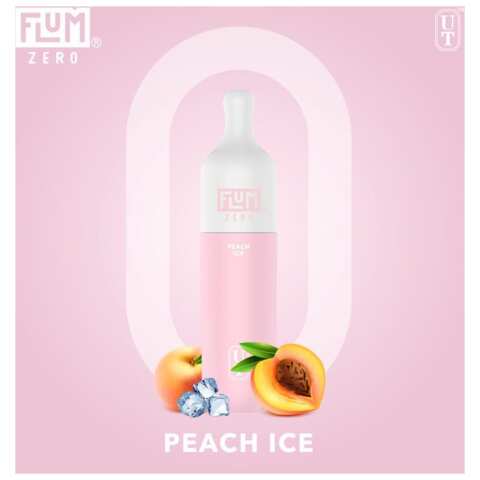 A Peach Ice Flum Float ZERO peach ice flavor e-liquid by Vape4Less.