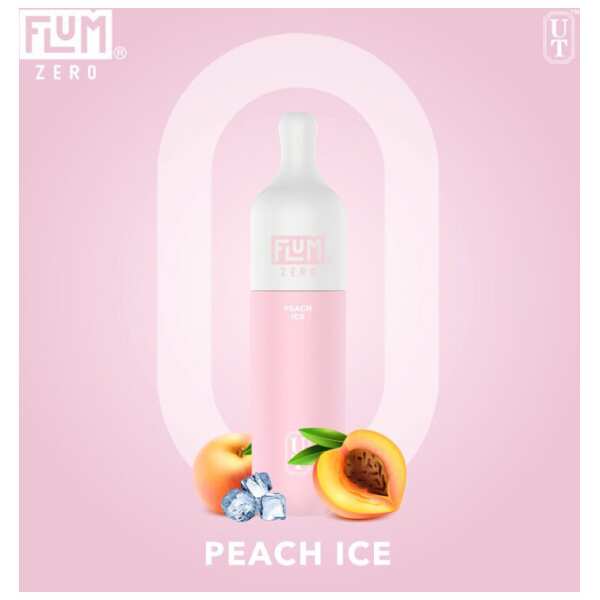 A Peach Ice Flum Float ZERO peach ice flavor e-liquid by Vape4Less.