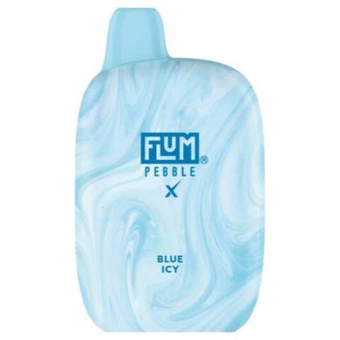 A Blue Icy Flum Pebble e-liquid vape by Vape4Less.