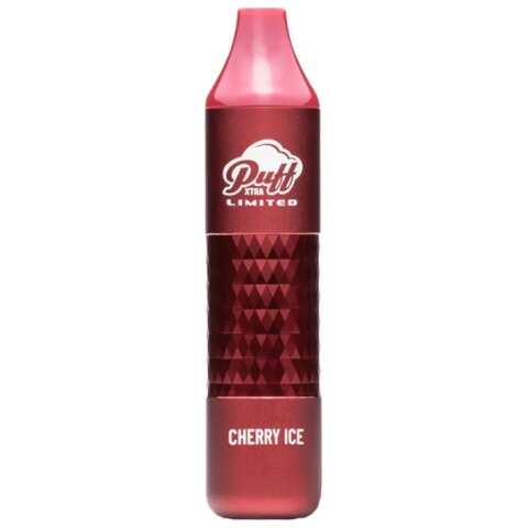 A 8ml Cherry Ice Puff Xtra Limited e-liquid vape by Vape4Less.