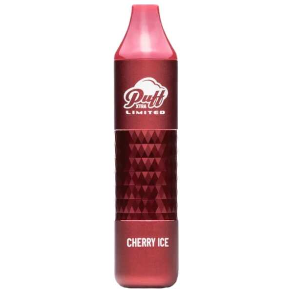 A 8ml Cherry Ice Puff Xtra Limited e-liquid vape by Vape4Less.