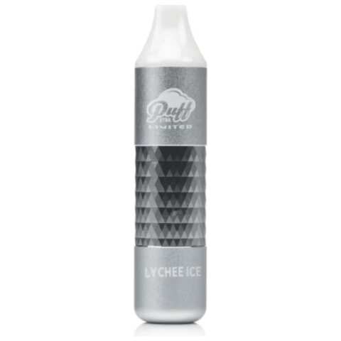 A 8ml Lychee Ice Puff Xtra Limited e-liquid vape by Vape4Less.