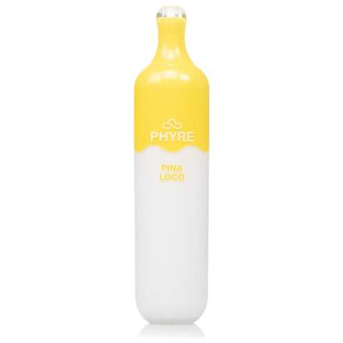 A 8ml Pina Loco Phyre 3000 e-liquid vape by Vape4Less.