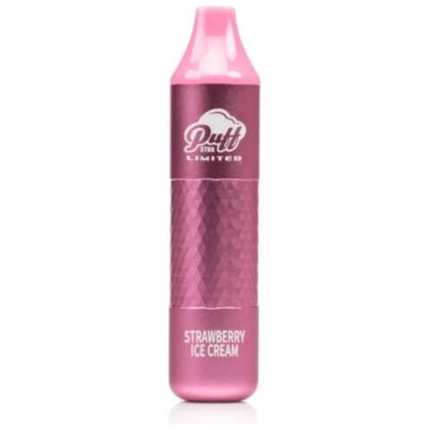 A 8ml Strawberry Ice Cream Puff Xtra Limited e-liquid vape by Vape4Less.