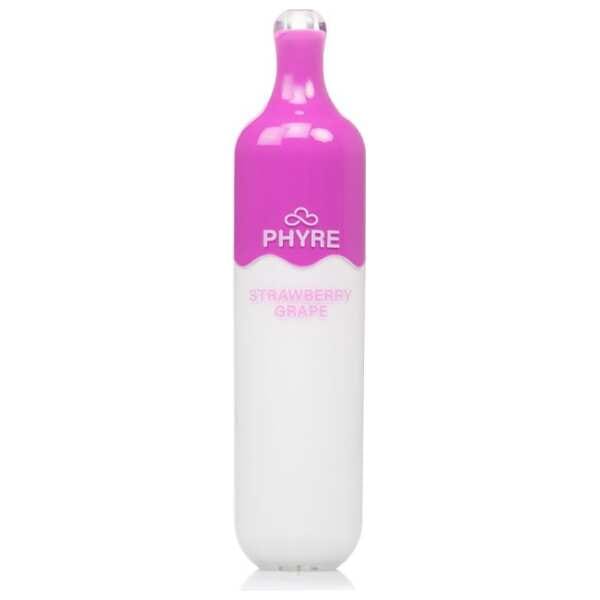 A 8ml Strawberry Grape Phyre 3000 e-liquid vape by Vape4Less.