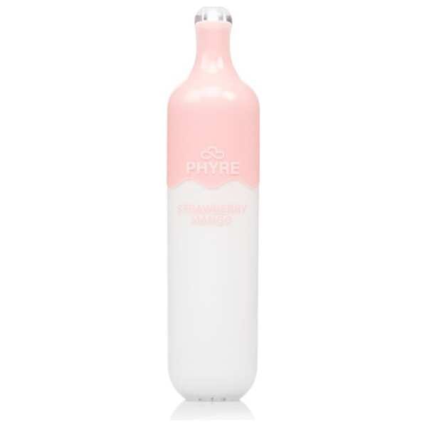 A 8ml Strawberry Mango Phyre 3000 e-liquid vape by Vape4Less.