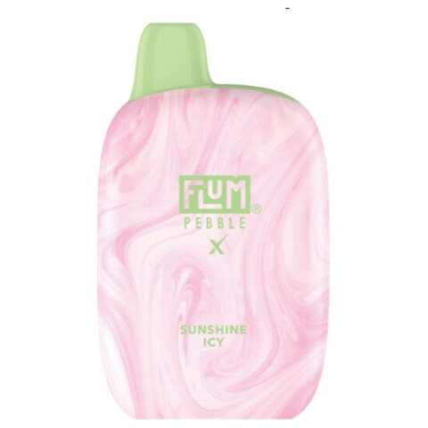 A Sunshine Icy Flum Pebble e-liquid vape by Vape4Less.