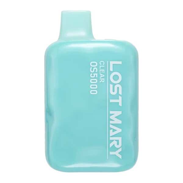 A Clear Lost Mary OS5000 e-liquid vape by Vape4Less.