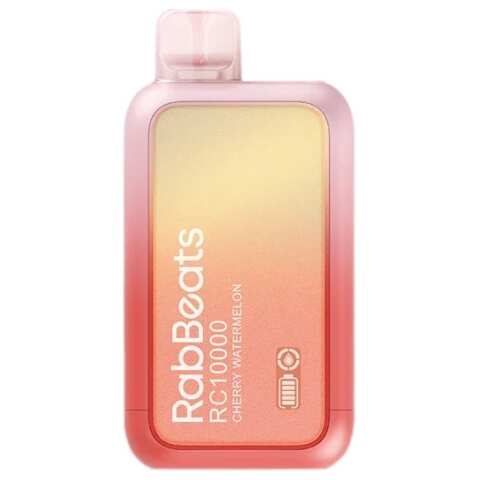 A 18ml Cherry Watermelon RabBeats RC10000 e-liquid vape by Vape4Less.