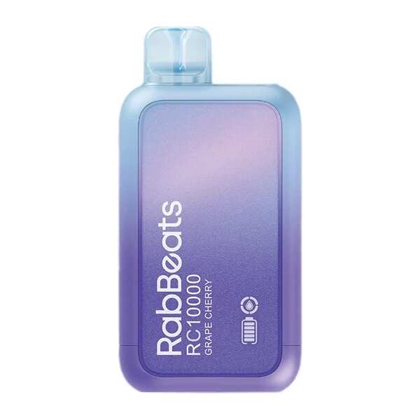 A 18ml Grape Cherry RabBeats RC10000 e-liquid vape by Vape4Less.