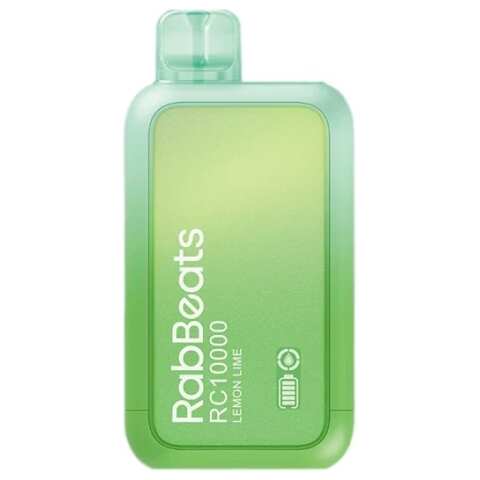 A 18ml Lemon Lime RabBeats RC10000 e-liquid vape by Vape4Less.