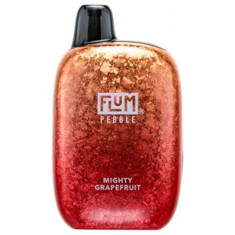 A Mighty Grapefruit Flum Pebble e-liquid vape by Vape4Less.