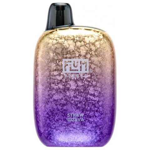 A Straw Guava Flum Pebble e-liquid vape by Vape4Less.