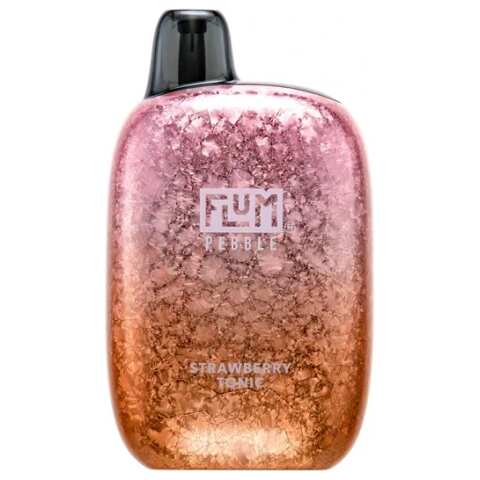 A Strawberry Tonic Flum Pebble e-liquid vape by Vape4Less.