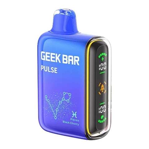 A 16ml Black Cherry Geek Bar Pulse by Vape4Less.