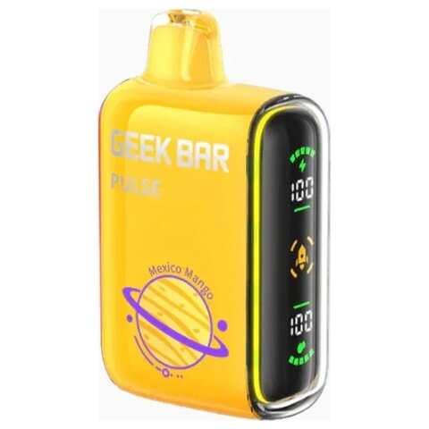 A 16ml Mexico Mango Geek Bar Pulse by Vape4Less.