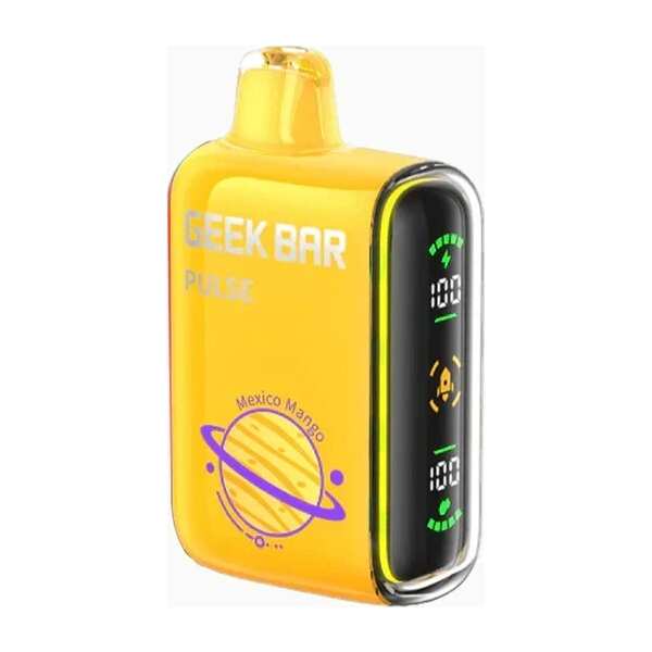 A 16ml Mexico Mango Geek Bar Pulse by Vape4Less.