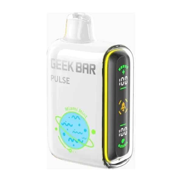 A 16ml Miami Mint Geek Bar Pulse by Vape4Less.