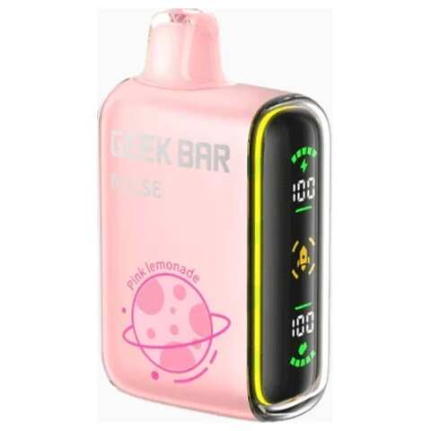 A 16ml Pink Lemonade Geek Bar Pulse by Vape4Less.