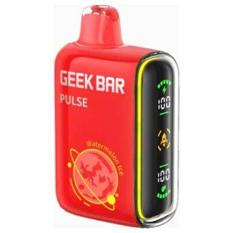 A 16ml Watermelon Ice Geek Bar Pulse by Vape4Less.