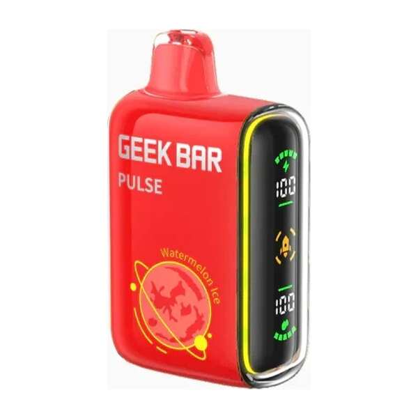A 16ml Watermelon Ice Geek Bar Pulse by Vape4Less.