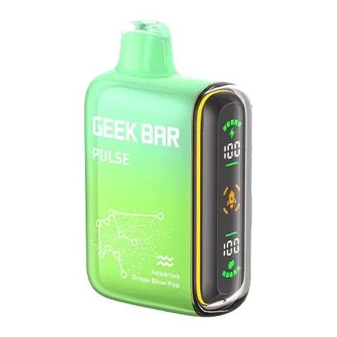 A 16ml Grape Blow Pop Geek Bar Pulse by Vape4Less.