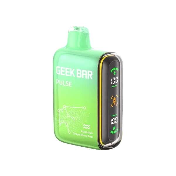A 16ml Grape Blow Pop Geek Bar Pulse by Vape4Less.