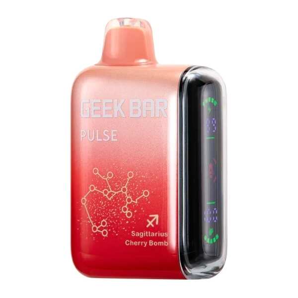 A 16ml Cherry Bomb Geek Bar Pulse by Vape4Less.