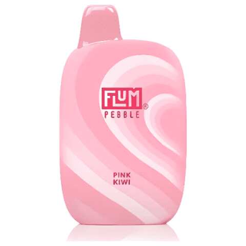 A Pink Kiwi Flum Pebble e-liquid vape by Vape4Less.