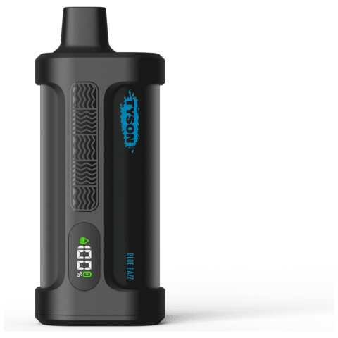 A 14ml Blue Razz Tyson Iron Mike 15000 by Vape4Less.