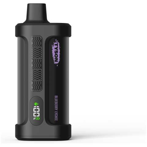 A 14ml Blueberry Lychee Tyson Iron Mike 15000 by Vape4Less.