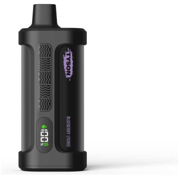 A 14ml Blueberry Lychee Tyson Iron Mike 15000 by Vape4Less.