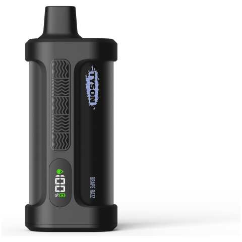 A 14ml Grape Razz Tyson Iron Mike 15000 by Vape4Less.