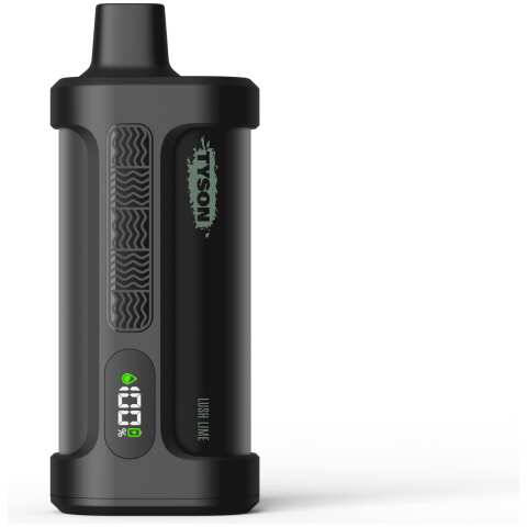 A 14ml Lush Lime Tyson Iron Mike 15000 by Vape4Less.