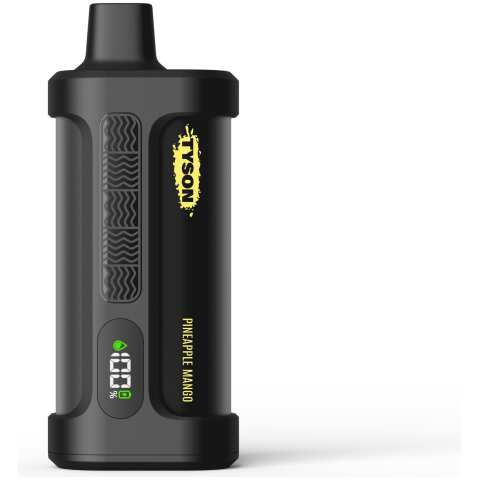 A 14ml Pineapple Mango Tyson Iron Mike 15000 by Vape4Less.