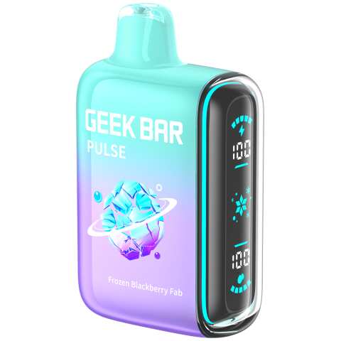 A 16ml Frozen Blackberry Fab Geek Bar Pulse by Vape4Less.